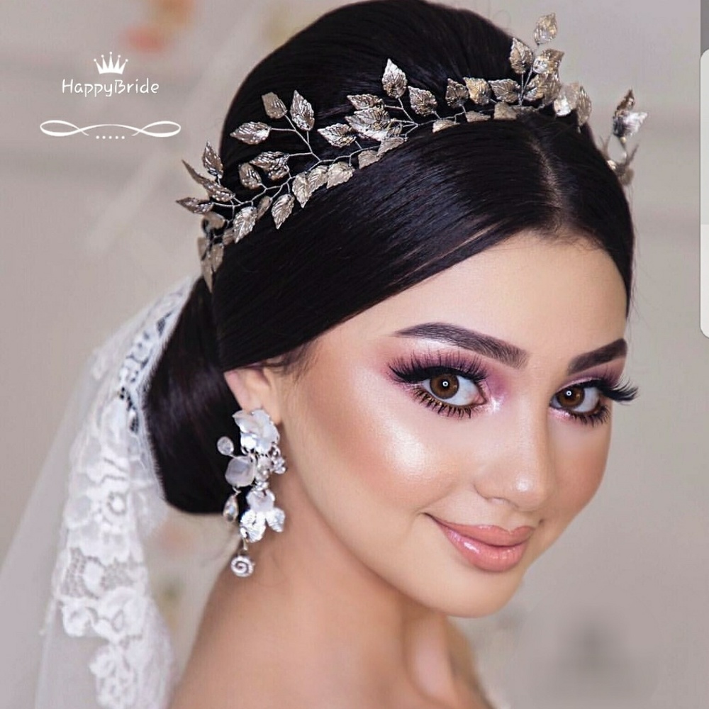Gorgeous Gold Leaf Bridal Hair Piece